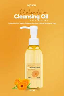 MISSHA Aynısefa İçeren Gözenek Arındırıcı Makyaj Temizleme Yağı A'PIEU Calendula Cleansing Oil Pore Melting