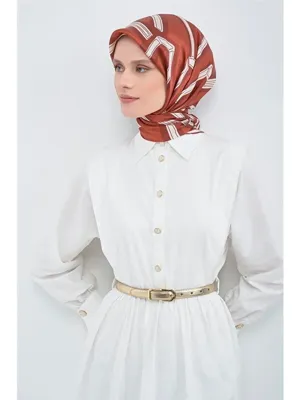 Armine Saf İpek Sura Eşarp 9547D 04
