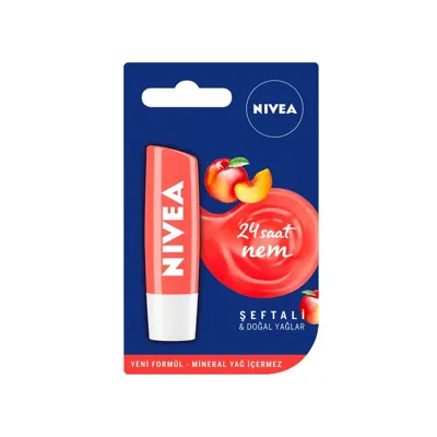 NIVEA Nivea Dudak Bakım Kremi Şeftali 4.8 gr