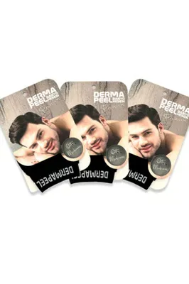 DERMAPEEL Premium Man Banyo Kesesi 3'lü Set