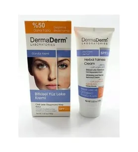 Dermaderm Bitkisel Yüz Leke Kremi Gündüz 100gram Spf 50