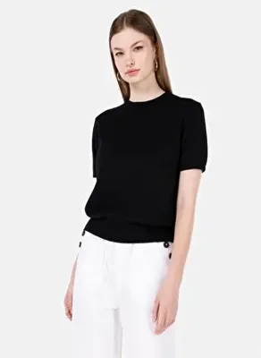 Colins Regular Fit   Kadın Siyah  Kazak