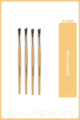 Huncalife Eyeliner Fırçası - 4 Adet