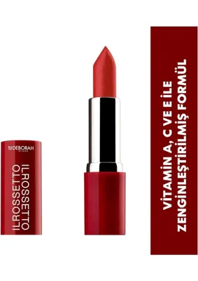 Deborah Milano Il Rossetto Classic Lipstick No: 602 Brilliant Red  Dudak Parlatıcısı