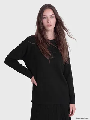 LCW Modest Bisiklet Yaka Kadın Triko Kazak