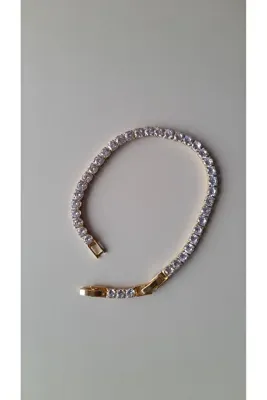 Opia JEWELRY Çelik Su Yolu Altın Renk Bileklik
