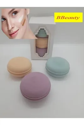 BBeauty Süper Soft Makaron Makyaj Süngeri 3 'lü