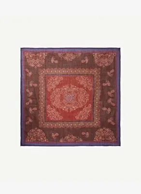 Yargıcı Paisley Desenli Fular