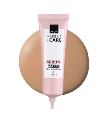 AVON Make Up + Care 3ü 1 Arada Mat Serum Fondöten 30 Ml. 245n Natural Beige 0