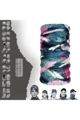 e taktik Simetric Color Extreme Spor Seamless Sporcu Boyunluk Bandana Buff Baf Saç Bandı