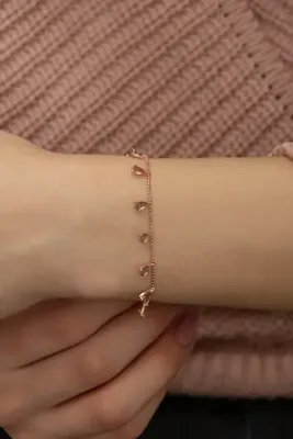 Nereze Kadın Sıralı Zultanite Taşlı Gümüş Bileklik 925 Ayar