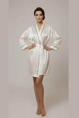 Pure Silk Atelier % 100 Saf İpek Sabahlık