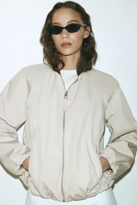 H&M Etek Ucu Balon Kesimli Pilot Ceketi