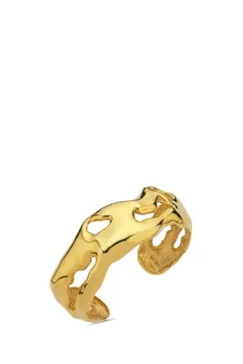 Linya Jewellery Aruna Kalın Kelepçe Bileklik Gold