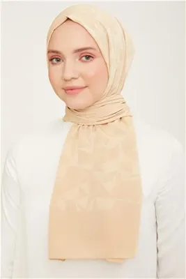Armine Trend J.Capri Bej Desenli Şal 7 - 322