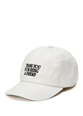 Ami Paris Friend Beyaz Slogan Nakışlı Kadın Şapka