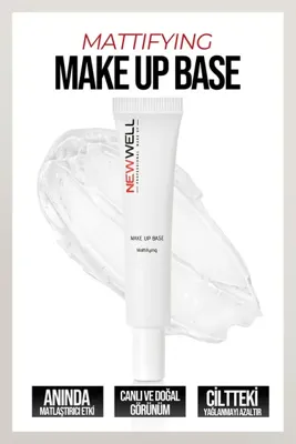 New Well Mattifying Make Up Base 30 ml Ciltte Yağlanmayı Azaltan Anında Matlaştırıcı Özellik