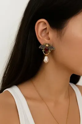 MOODBOXTR model Arı Küpe