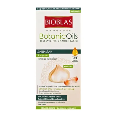 Bioblas Şampuan Sarımsak Özlü Saç Dökülmesine Karşı Etkili 360 ml