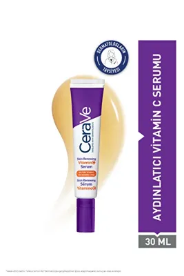 CeraVe Skin Renewing Cilt Yenileyici & Aydınlatıcı Etkili C Vitamini Yüz Serumu 30 ml
