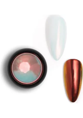 Vera Concept Store Holografik Efektli Sıcak Şeffaf Turuncu Inci Tozu, Nail Art, Kalıcı Oje Tırnak Süsleme No.04