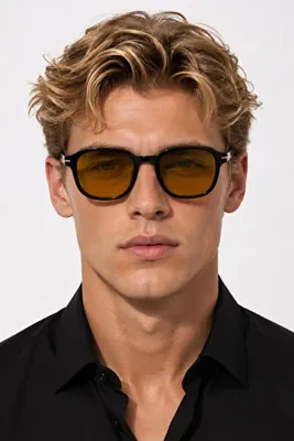 Glazzi Frames Lecco Black Yellow Güneş Gözlüğü
