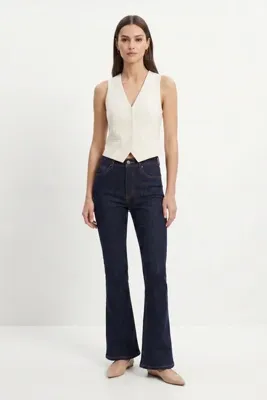 Rays Laci Yüksek Bel Flare Jean 826