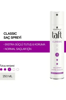 TAFT Classic Ekstra Güçlü Saç Spreyi 250 ml