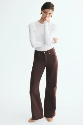 H&M Wide High Waist Jeans