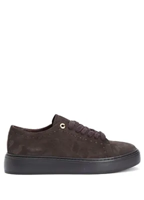 George Hogg Kahverengi Saraç Detaylı Kadın Süet Sneaker