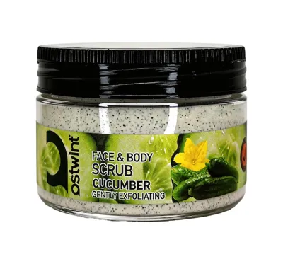 Ostwint Yüz Ve Vücut Peeling Scrub Salatalık 300ml Cilt Temizleyici Pürüssüzleştirici Dolaşımı Hızlandırıcı