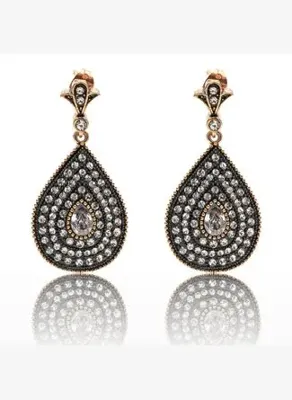 Damla Kalender DIAMANT DROP EARRINGS