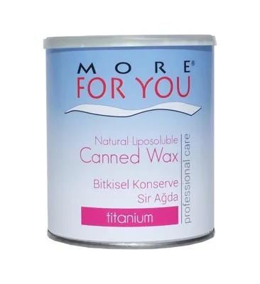 More For You Titanium Bitkisel Konserve Sir Ağda 800 ML