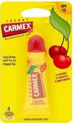 Carmex Lip Balm SPF15 Tüp Kiraz Dudak Bakım Kremi 10 G