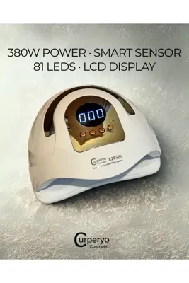 CURPERYO COSMETİC X26 Max 81 Led 380 W Protez Tırnak Kalıcı Oje Kurutucu Uv Led Makine