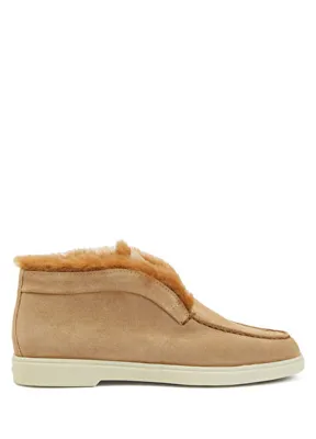 Santoni Taba Kadın Deri Loafer
