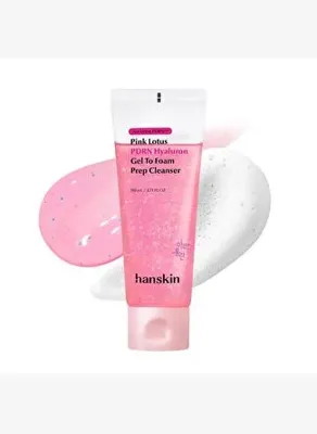 Hanskin Pink Lotus PDRN Hyaluron Yüz Temizleme Jeli 110ml