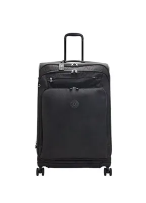Kipling New Youri Spin Siyah Büyük Boy Tekerlekli Valiz