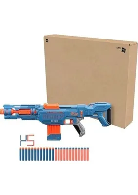 Rafta 24 Dartlı Echo Cs-10 Blaster Seti, Çıkarılabilir Omuz Desteği ve Taktik Raylar