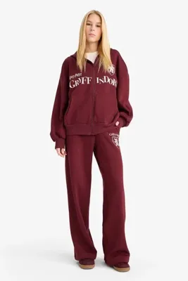 DeFacto Harry Potter Wide Leg Beli Bağcıklı Eşofman Altı F8945AX25AU