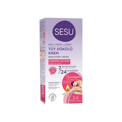 Sesu Tüy Dökücü Krem Hassas 40 ml