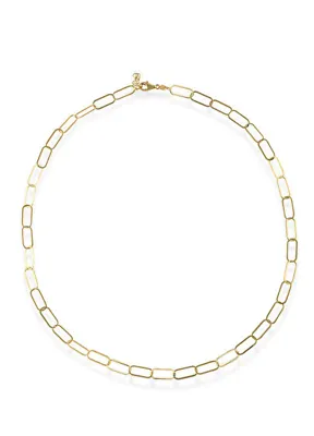 Orena Jewelry Paperclip 14 Ayar Kadın Altın Kolye