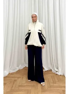 Melike Tatar Garnili Takım 67-3209 LACİVERT