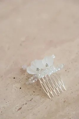 İstoria Bridal Deniz Kabuklu Toka, Nişan- Nikah Saç Aksesuarı, Düğün Tokası, Düğün Tacı