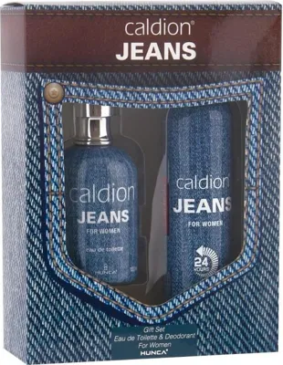 Caldion Jeans Edt 100 ml Kadın Parfüm 150 ml Kadın Deodorant Sprey Set