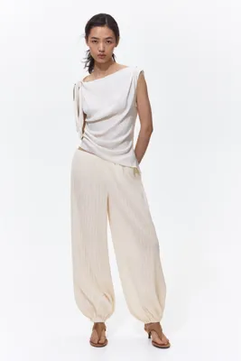 H&M Balon Paçalı Krinkle Pantolon