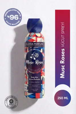 Gloria Perfume Musc Roses 250 ml Body Mist