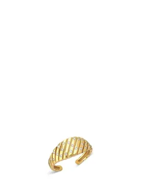 Nayra jewelry Harmony 925 Ayar Gümüş Üzeri 18 Ayar Mikron Altın Kaplama Kadın Yüzük