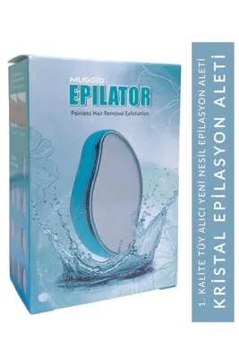 Muggio Crystal Eraser Epilasyon Aleti Tüy Alıcı Fiziksel Kristal Epilatör (ISLAK & KURU)