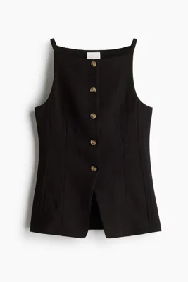 H&M Beli Daralan Kesimli Yelek